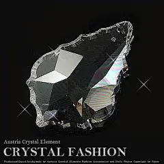 奥地利水晶巴洛克水晶吊坠奢华时尚水晶透明绝版带防伪logo #小清新#