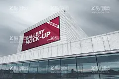 展览海报样机  - 源文件下载【酷图网】楼梯广告样机,巨幅海报样机,室外大型海报,展览展会海报,展览展会样机,海报样机