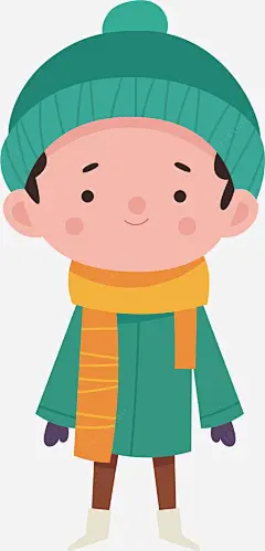 外国小孩ai免抠素材_新图网 https://ixintu.com 保暖 冬季 小朋友 人物 卡通 矢量图 外国小朋友