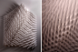 Spiked Sculptures by Matthew Shlian Create Angular Geometry from Folded Paper : Paper engineer Matthew Shlian (previously here and here) combines intricate geometric tessellations with exact folds and creases to form bas-relief sculptures. Shlian has been