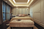 新古典风格161㎡以上三室两厅卧室床地毯灯具吊顶装修效果图