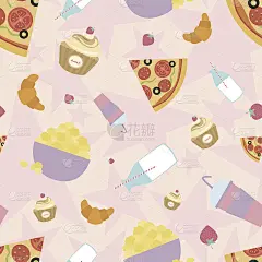 睡衣派对的无缝图案