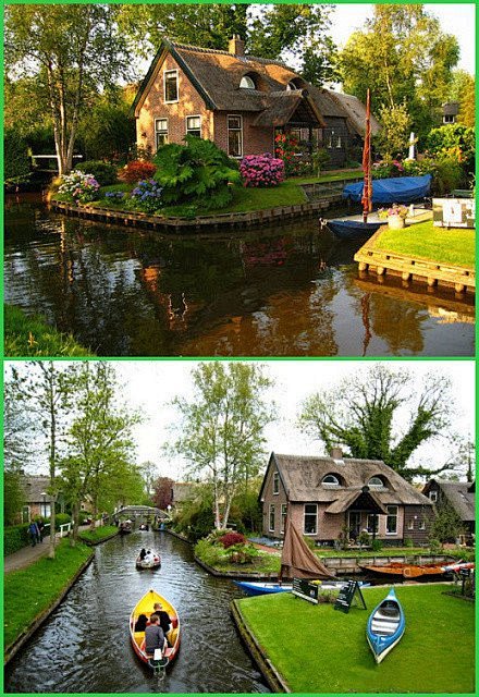 荷兰·羊角村。