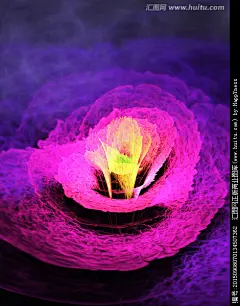 抽象花鲜花花卉花草手绘花浪漫花朵红花粉色花装饰画背景墙花朵紫色花大花梦幻花朵壁纸墙纸唯美花朵