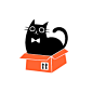 Logotype Character Cat Mascot funny cute ILLUSTRATION 