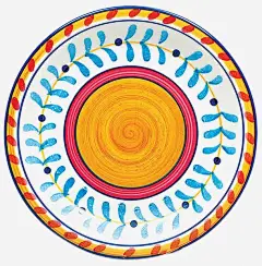 中国风手绘餐具png免抠素材_新图网 https://ixintu.com 花纹 叶子 碟子 餐具 手绘盘子