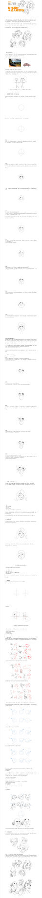 【动画入门教程】如何画好卡通人物的脸 