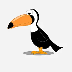 创意大嘴鸟动物设计免抠素材_新图网 https://ixintu.com 热带 大嘴鸟 卡通 矢量图 鸟类动物 森林