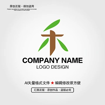 禾字LOGO-花瓣网