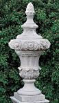 A replica of a finial designed for Dogmersfield Park, Hampshire, in 1742. Tags: finial ;