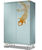 Chinoiserie - Painted Armoire - by  Emma Gardner for The Wendel Castle Collection