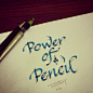 钢笔和铅笔演绎三维立体书法字-Tolga Girgin [40P] B-平面设计