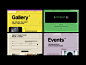 EventLab - 活动网站设计博客概念设计活动节日画廊极简主义现代音乐组合ui ux网页设计网页设计网站