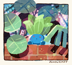 喵喵---鄒暁嬿采集到插画 - Amelicart 。