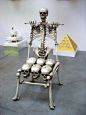 skulls & bones chair: 