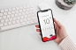 iPhone X Mock-Up (14 PSD) : iPhone X mock-up for design presentation