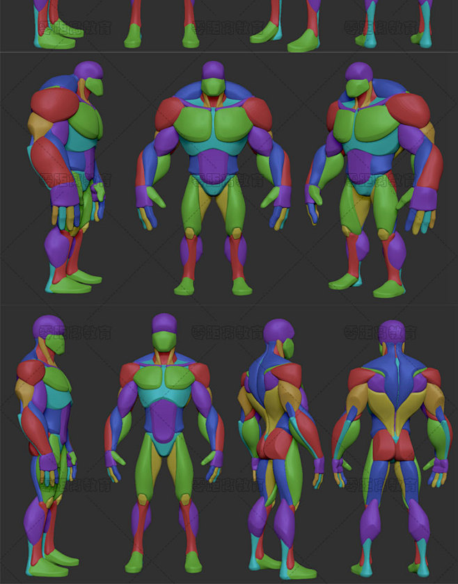 zb/maya/zbrush3d/风格化...