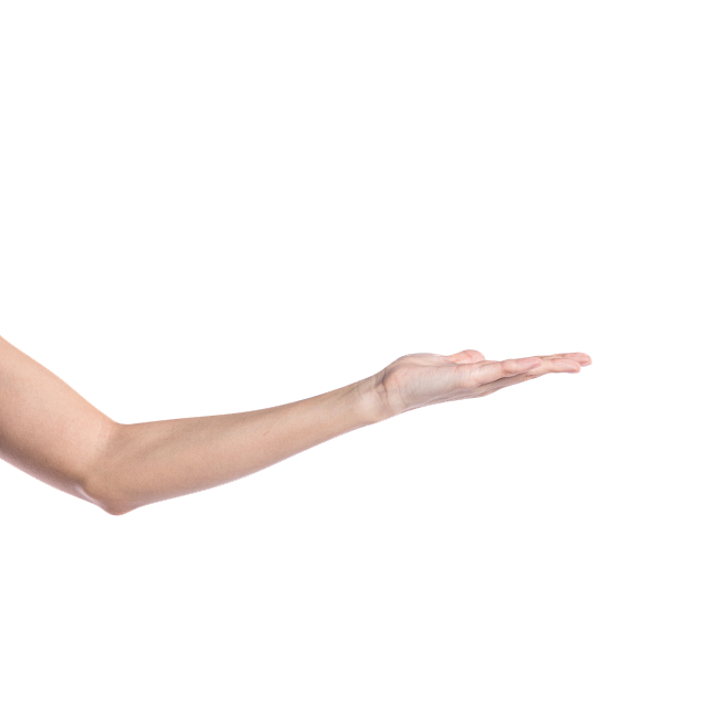 摄图网_400724847_女性手托举姿势（企业商用）