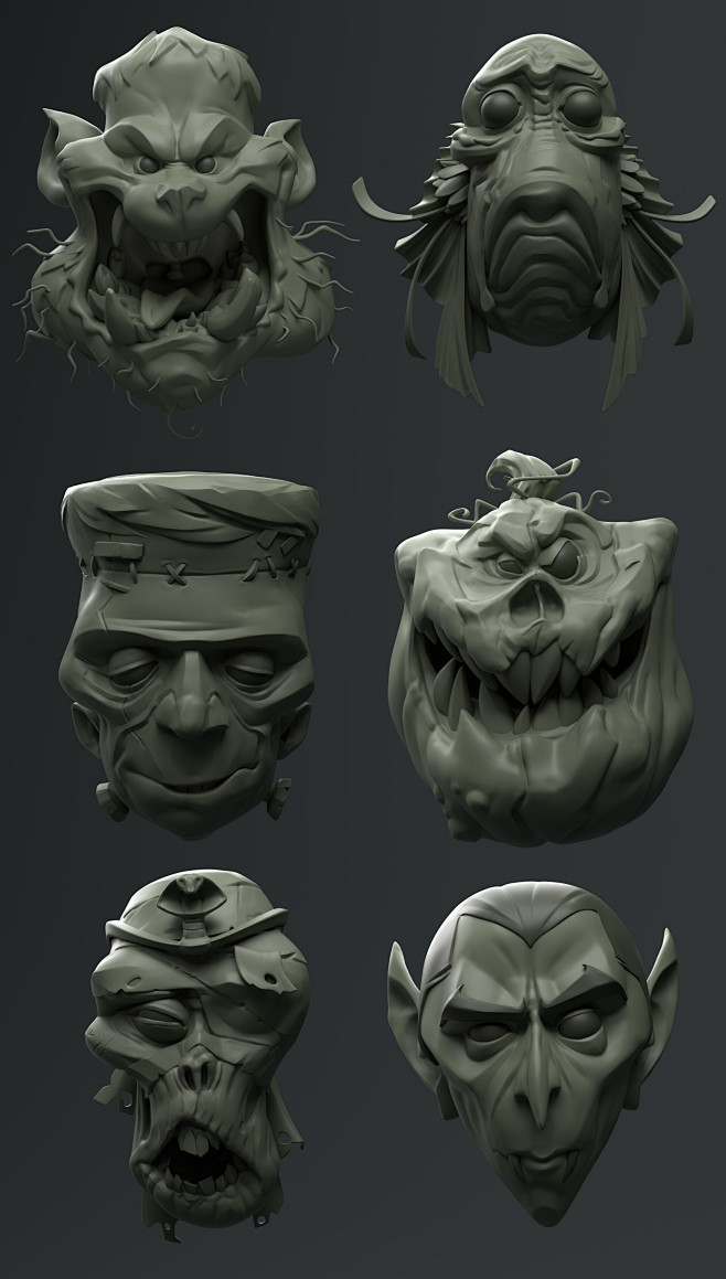 {3D系列}西方卡通角色（模型，手办）
