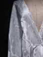 【提花】荷叶图案立体提花设计师面料旗袍面料/半米价-淘宝网