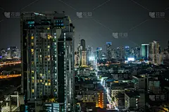 都市风景,酒店,曼谷,拜约克摩天塔,商务,交通,泰国,技术,现代,河流