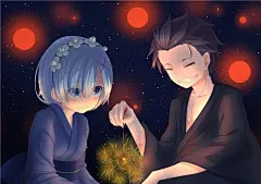 寂寞又浪漫 送你一期线香花火主题手机壁纸_搜狐动漫_搜狐网