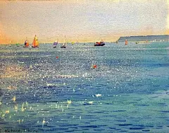 手绘水彩插画，英国水彩画家Richard Thorn ​ ​​​​