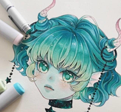 Dr_兔先生采集到水彩风插画