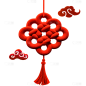 元旦3D立体材质感中国节元素