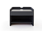Lacquered rectangular wooden bedside table CHLOÉ | Bedside table by PIANCA