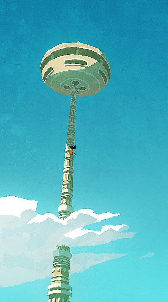 {插画系列}卡通场景02