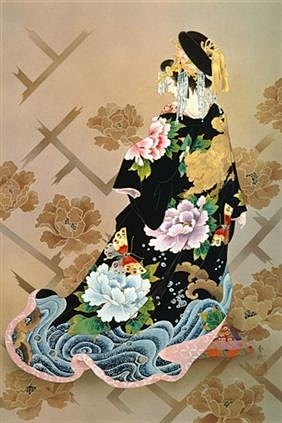 森田春代笔下的和服美人儿~
