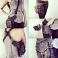 Zombie apocalypse ammo/weapon bag? Yes! @Chelsea Rose Rose Conrad