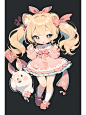 粉色花瓣宝宝