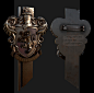 Harry Potter Badges, Kieron White : These are are the Hogwarts house crests redesigned as badges.