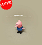 美泰Mattel正版散货 粉红猪小妹 peppa pig 卡通小猪 弟弟 公仔-淘宝网