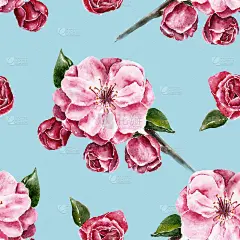 纹路与花枝无缝搭配