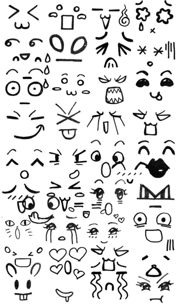 简笔表情