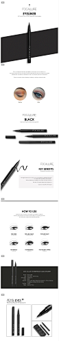 Aliexpress.com : Buy FOCALLURE Professional Liquid Eyeliner Pen Eye Liner Pencil 24 Hours Long Lasting Water Proof by Focallure from Reliable pen barrel suppliers on Focallure Official Store