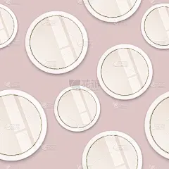 彩妆粉妆矢量无缝插画
