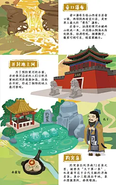 中国人文地理画卷系列画说长江黄河全景手绘中国地理地图全2册幼儿童0-3-6岁精装硬壳绘本写给儿童的地理书籍畅销书幼儿园百科全书-tmall.com天猫