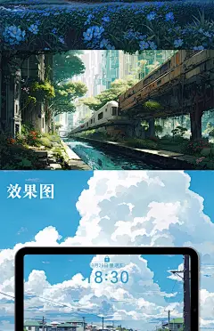 4K8k电脑桌面手机壁纸超高清图片动态视频漫画二次元AI绘画素材图-淘宝网