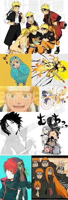 3900张火影忍者原画图片 同人卡通漫画图片日式动漫临摹参考借鉴-淘宝网