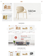 模板 | 家具电子商务商店高级PSD元素高品质像素  