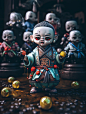 僵尸鬼娃-关键词，关注我，每日分享创意 - 小红书