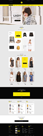 Lady - Sweet Ecommerce PSD Template@北坤人素材