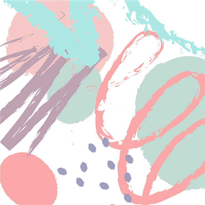 水彩水墨彩色涂鸦色块图案背景矢量化妆品包装ai素材设计2