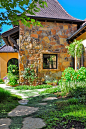 French Country Home in the Pines - Mediterranean - Landscape - Denver - by Designscapes Colorado Inc.