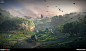 Uncharted The Lost Legacy : Intro to Western Ghats , Rogelio Olguin : Henry Cheng and I were dual environment artists on this section.  He took care of most of the modeling and I did texturing/shading and modeling in two main sections when it came to the 