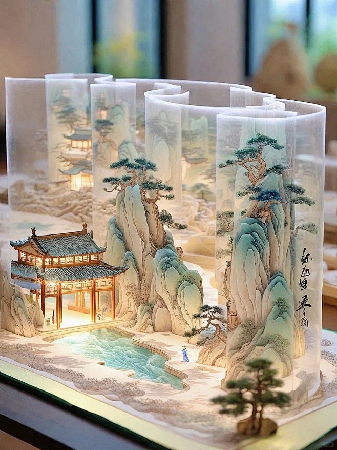 带你走进王希孟的千里江山图_7_AI